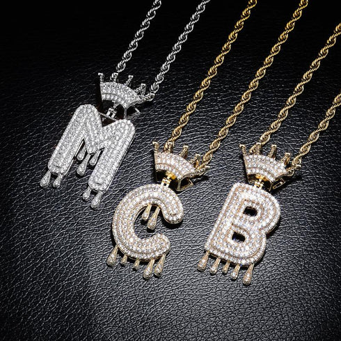 Hip Hop Pendant Micro-inlaid Zircon Necklace